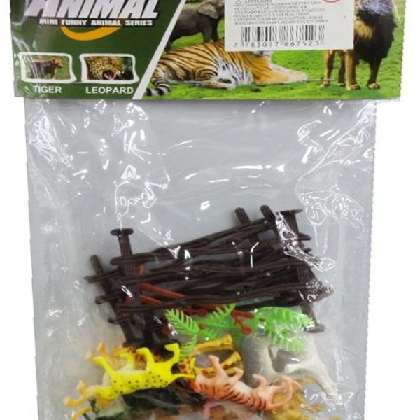 Set animales de la selva 17pzs