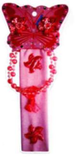 Set cintillo blando rosado